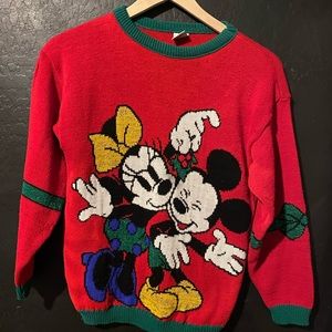 Vintage Christmas Mickey Sweater